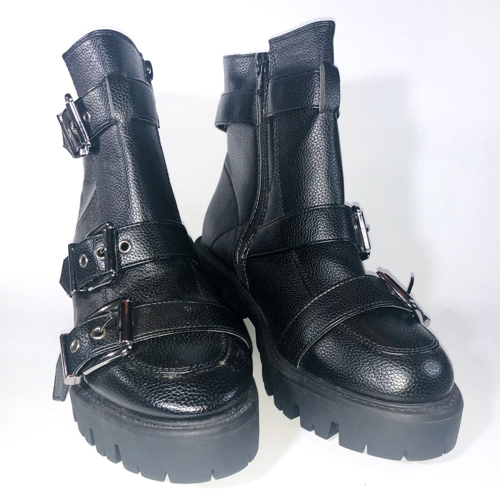 NWOB Nasty Gal vegan leather booties